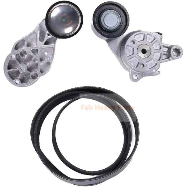 2PCS Tensioner Kit 22696301 22674901 with Belt 22690514 Fits for Volvo D13