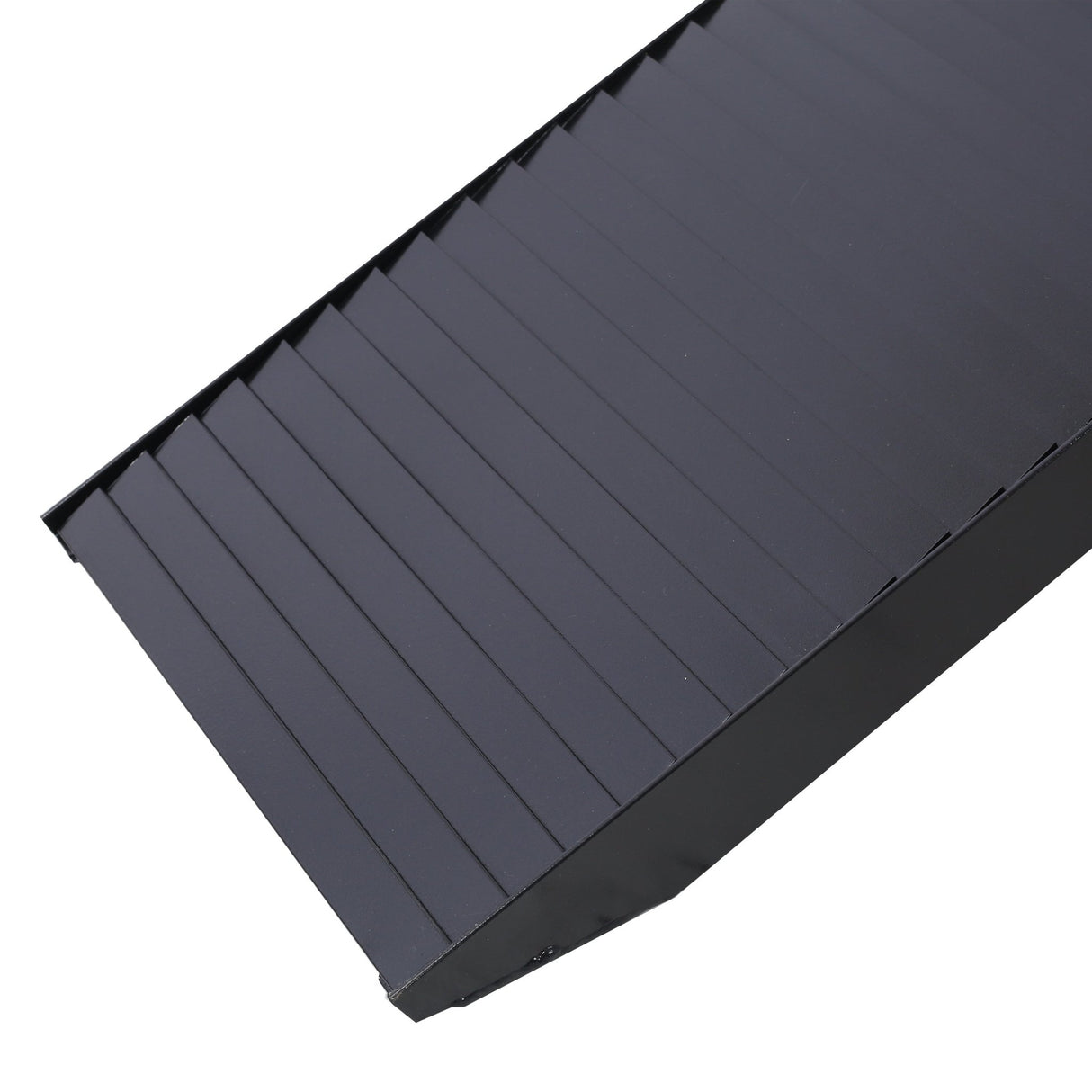 2PCS Truck Ramps 80"x12" Portable Loading Ramp 1500 LBS Capacity Aluminum Folding with Handle & Buckle - Black Coating - Fab Heavy Parts