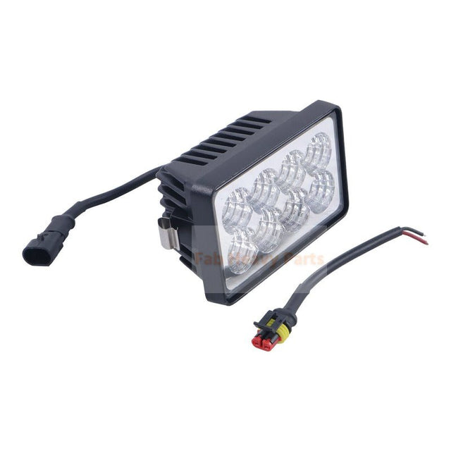 2X LED Headlight KV26918 AT345169 Fits For John Deere 250 270 317 320 328 260 280 313 - Fab Heavy Parts