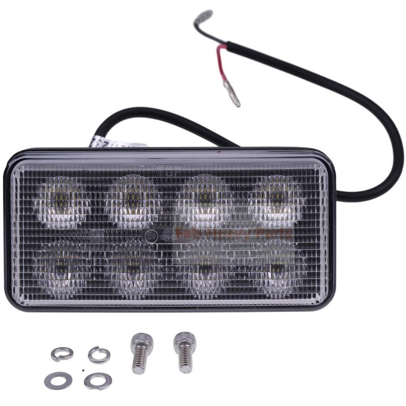 2X Led Work Light V0511 - 53510 Fits for Kubota SVL65 - 2 SVL65 - 2C SVL75 SVL75 - 2 SVL75 - 2C - Fab Heavy Parts
