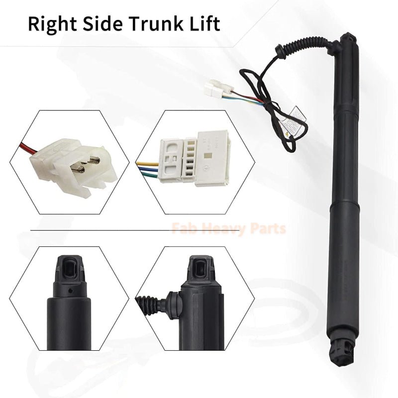 2X Rear Left & Right Electric Tailgate Lift Supports 51247332695 51247332696 For BMW X5 E70 2007 - 2013 - Fab Heavy Parts