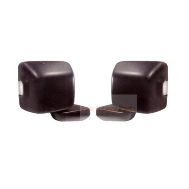 2X Rear View Mirror With Light 68281898AE 68281899AE Fits For Jeep Wrangler Gladiator