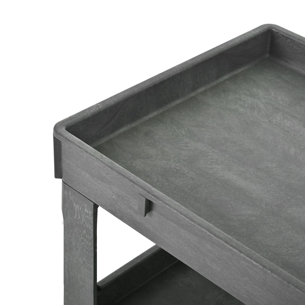 3 Layers Rolling Utility Cart with Wheels 600 LBS Heavy - Duty Capacity - Fab Heavy Parts