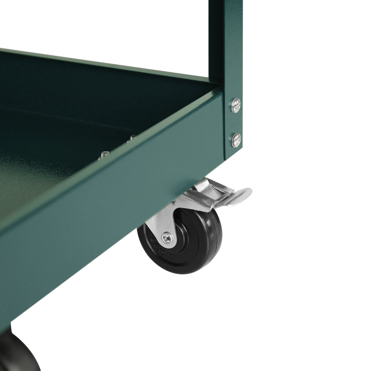 3 Tier Rolling Tool Cart Heavy Duty Utility Organizer with Storage Drawer - Green - Fab Heavy Parts