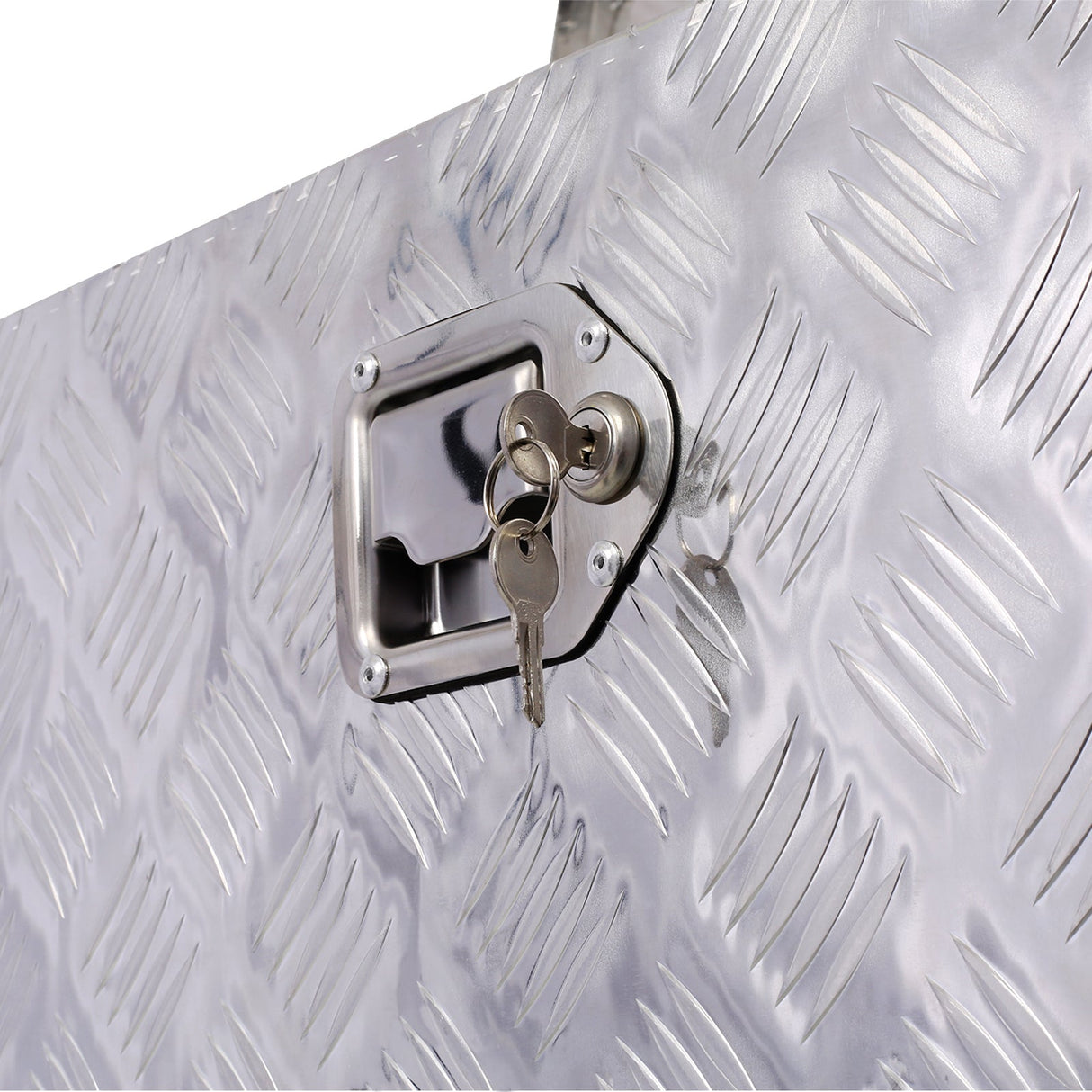 30 inch Truck Tool Box Aluminum Tool Box Heavy Duty w/Lock Keys - Silver - Fab Heavy Parts