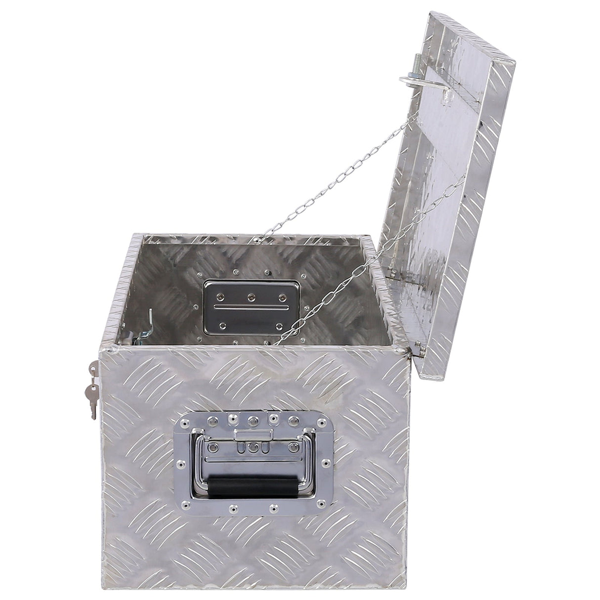 30 inch Truck Tool Box Aluminum Tool Box Heavy Duty w/Lock Keys - Silver - Fab Heavy Parts