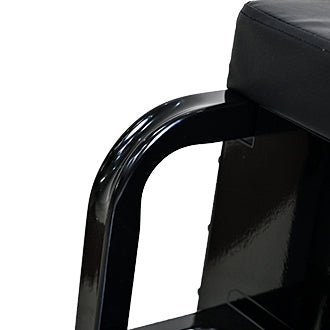 300 Lbs Capacity Heavy Duty Rolling Bench with 360 Degree Swivel Wheels - Black - Fab Heavy Parts