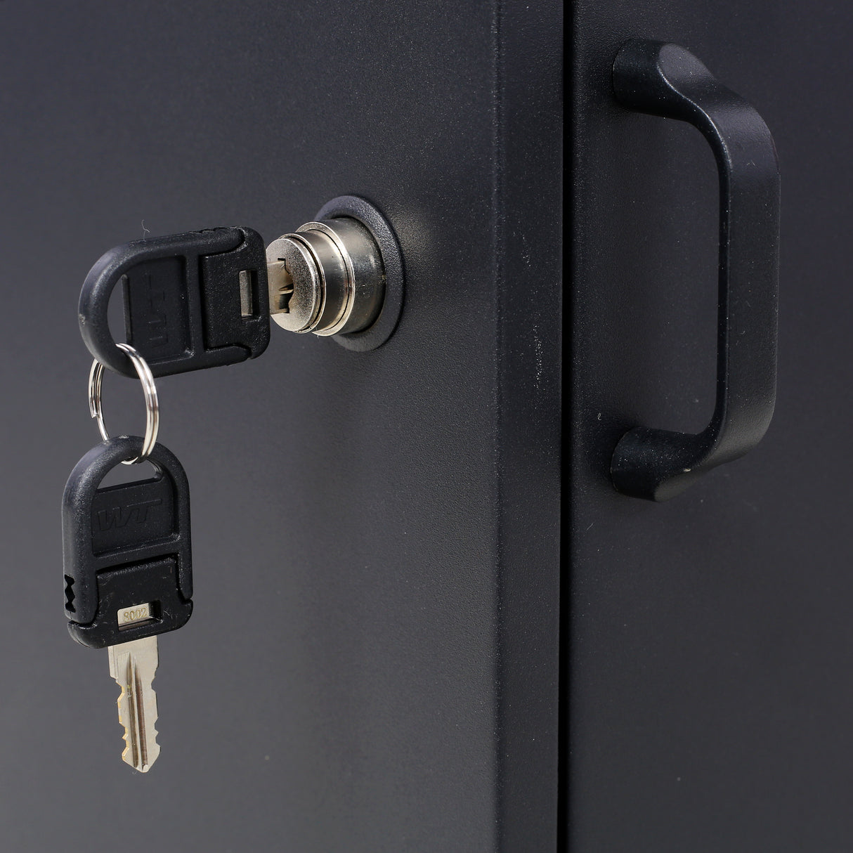 Large Package Delivery Parcel Mail Drop Box Floor Lockable Drop Slot Mail Box with Parcel Compartment--Black