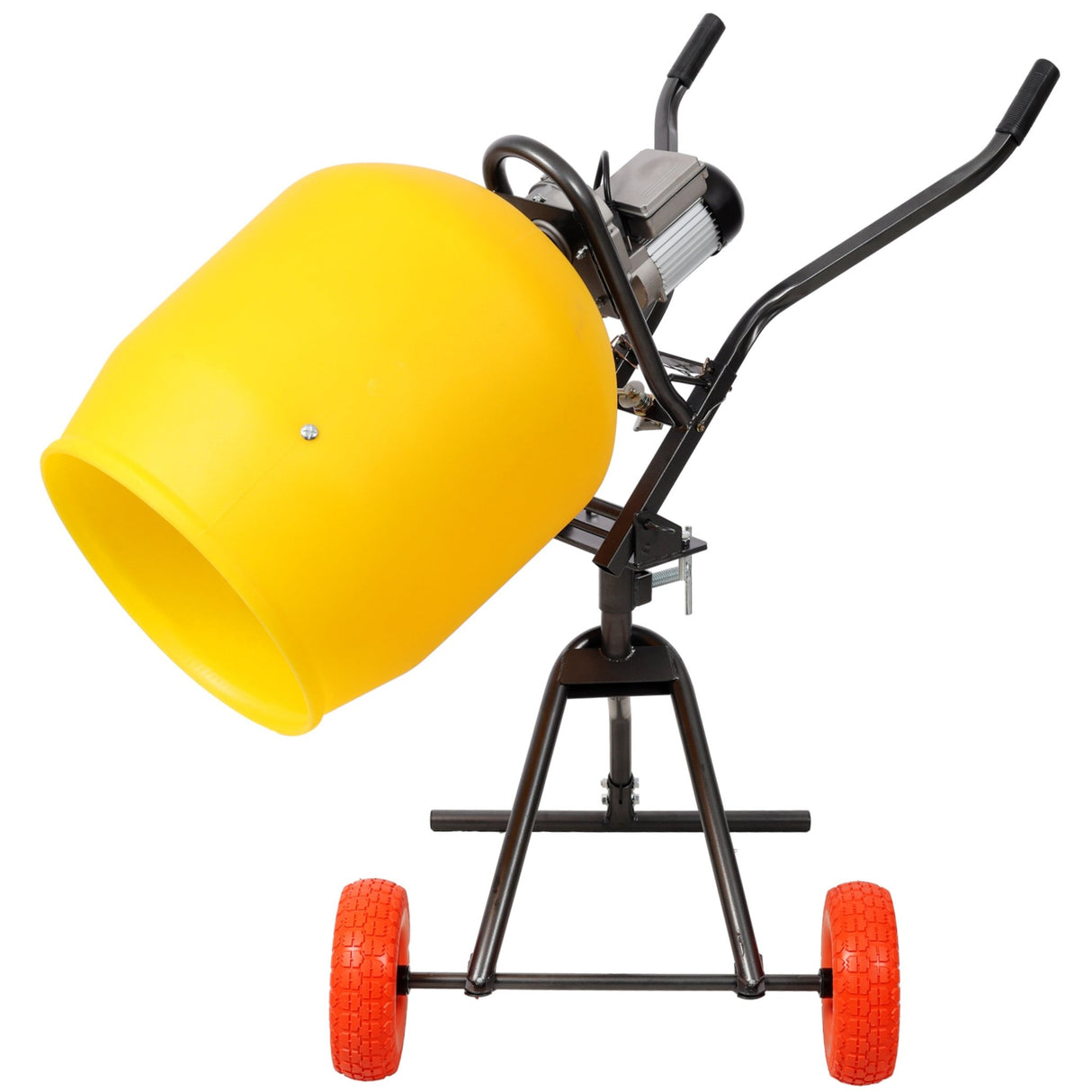 3.5 CUFT/100L Portable Electric Poly Drum Concrete Mixer, Heavy Duty Power Cement Mixing Machine, 115V/60HZ CSA Certificated - Fab Heavy Parts