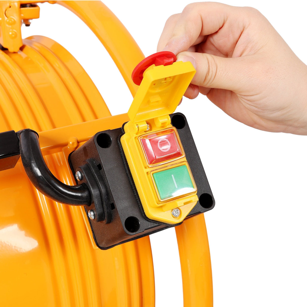 360W 110V/60Hz Foldable Electric Rotary Soil Sieve Machine ETL Certificate - Fab Heavy Parts