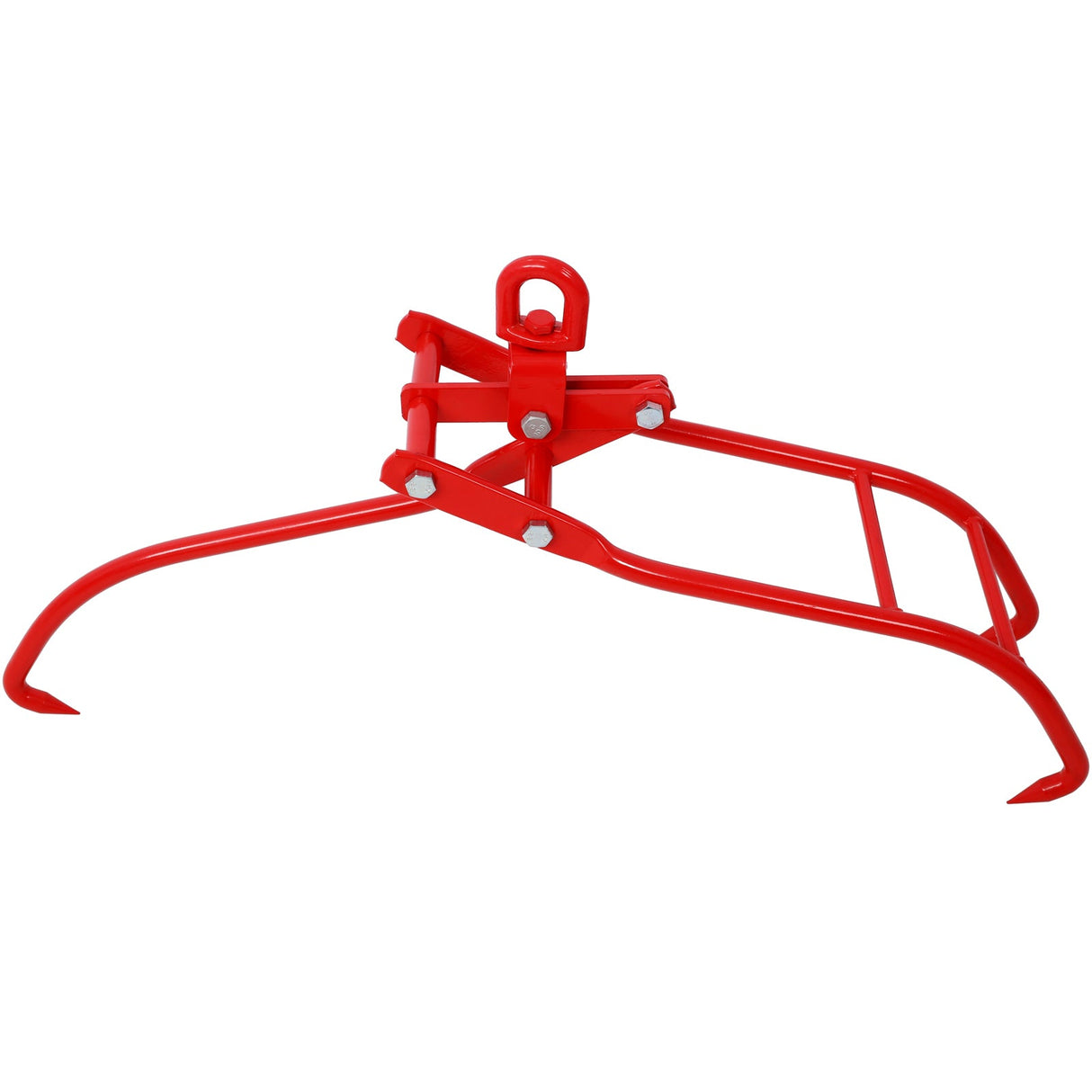 36in 3 Claw Log Grapple Eagle Claws Design Log Lifting Tongs Timber Lifting Tongs - Red - Fab Heavy Parts