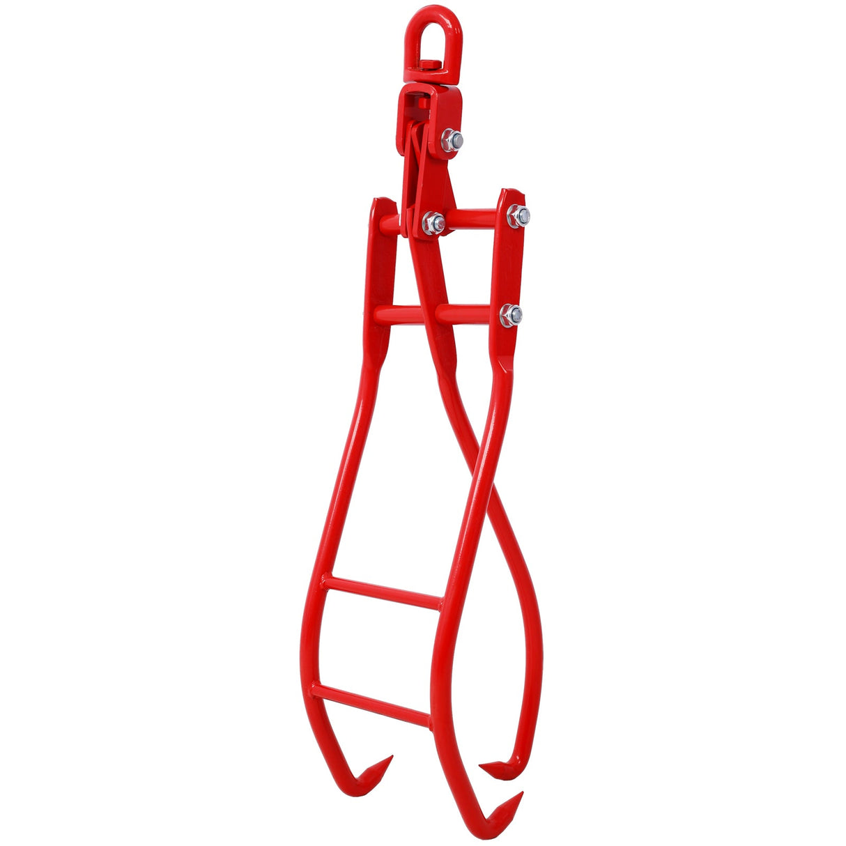 36in 3 Claw Log Grapple Eagle Claws Design Log Lifting Tongs Timber Lifting Tongs - Red - Fab Heavy Parts