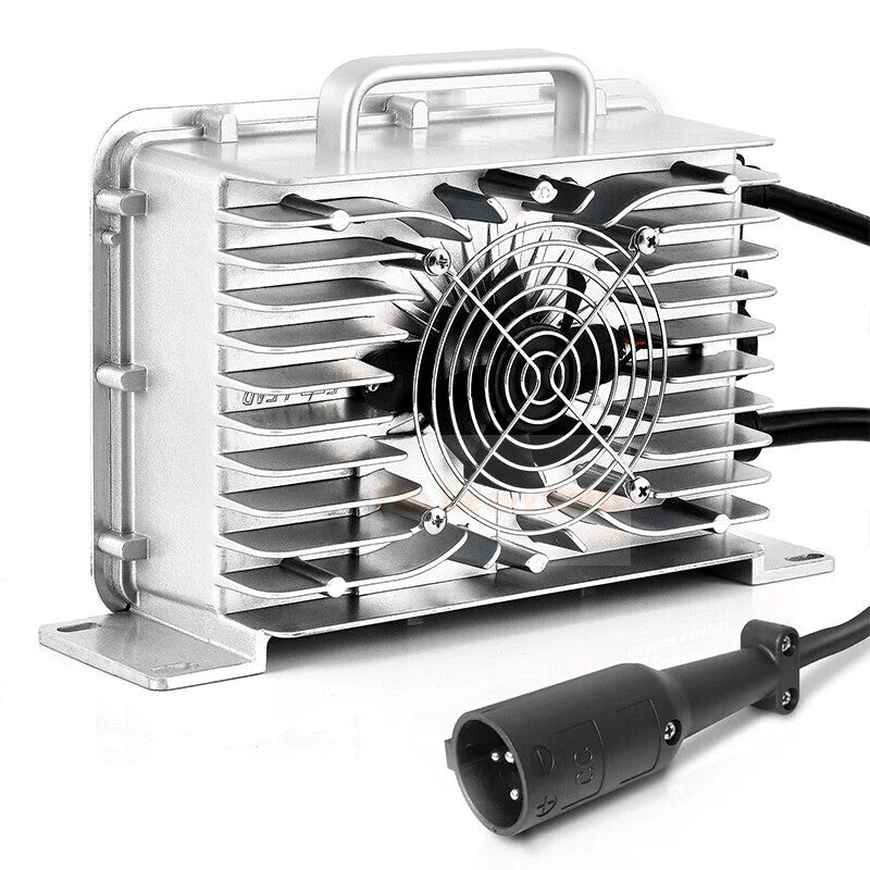 36V 18A Golf Cart Battery Charger 3 Pin Round Plug Fits for Club Car DS Cart - Fab Heavy Parts