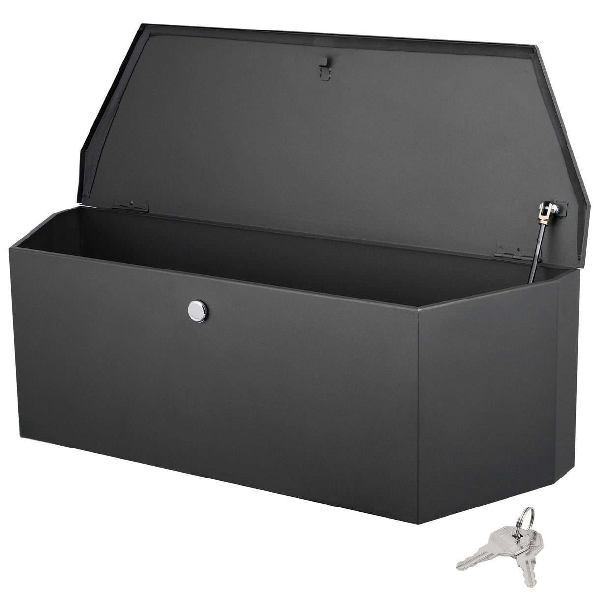 36"x12"x12" Trailer Tongue Box with Lock and Keys Carbon Steel Heavy Duty Utility - Fab Heavy Parts