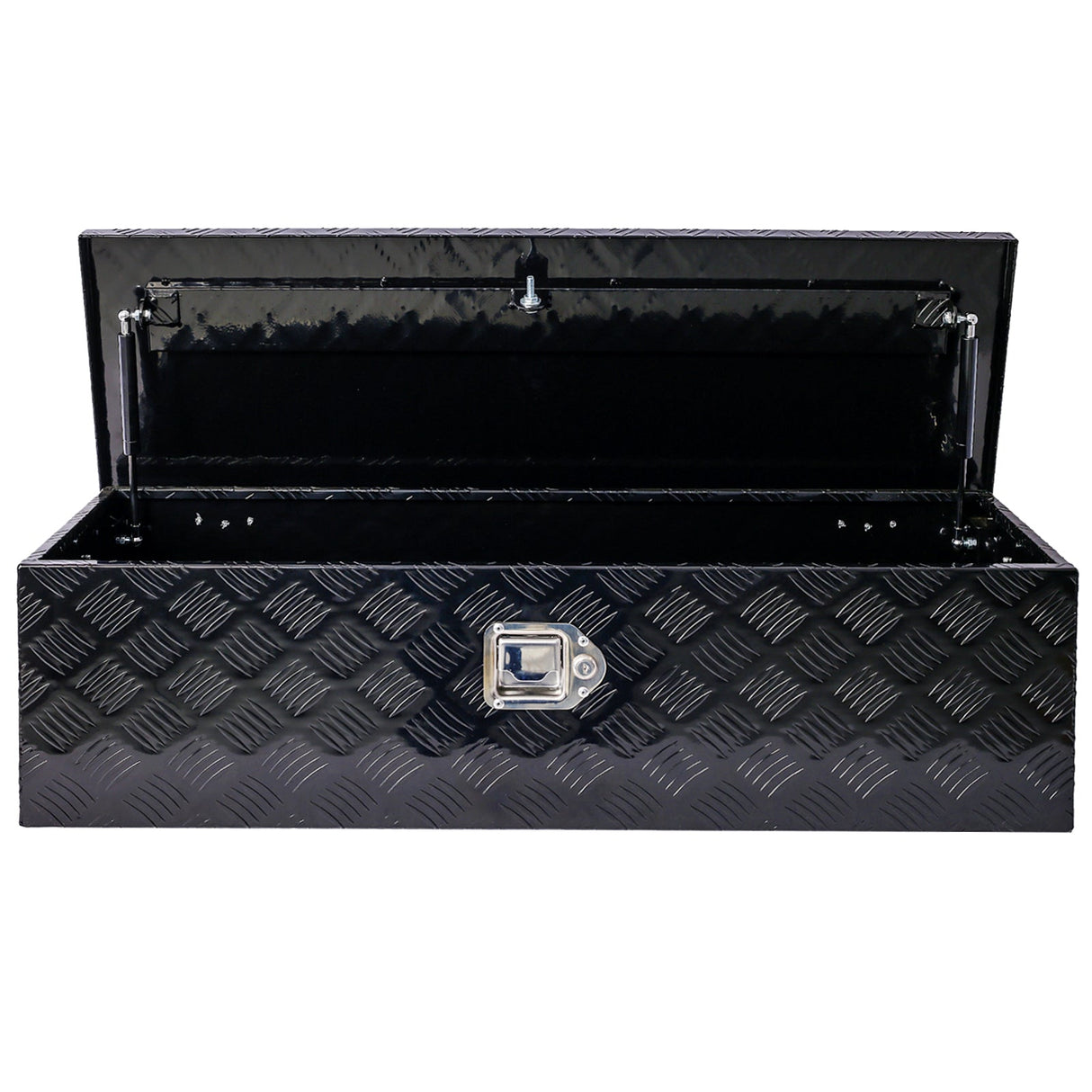 39 Inch Truck Box Aluminum Tool Box Heavy Duty w/Lock Keys 39x13x10inch - Black - Fab Heavy Parts