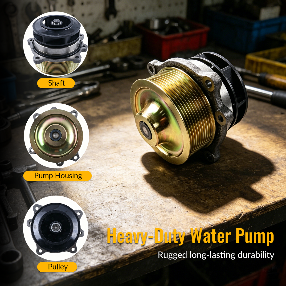 Water Pump 99483937 Fits for New Holland Combine CR9040 CR9060 CR9070 CR9080