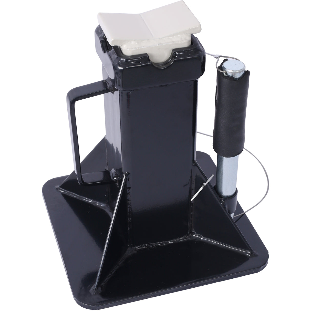 1 paire Stand de cric de voitures professionnelles de type épingle épais avec verrouillage 44 000 livres - noir