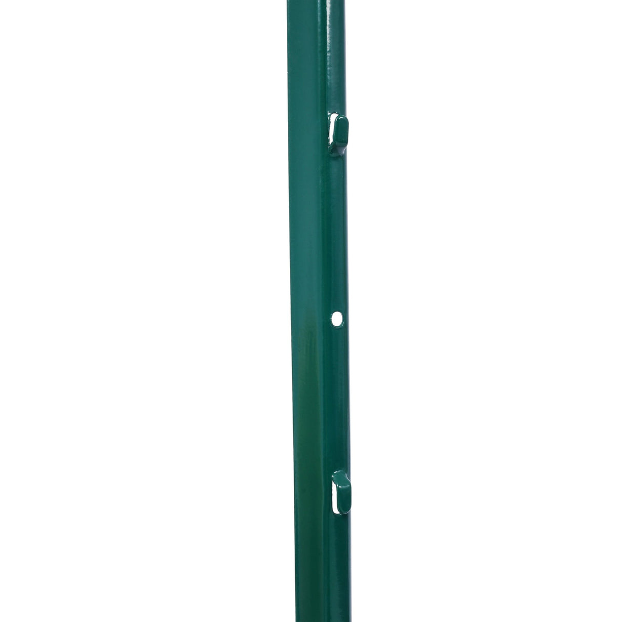3Feet 10Pack Heavy Duty Metal Fence Post with U - Channel Steel U - Post for Holding Garden Wire Corner Anchor - Green - Fab Heavy Parts