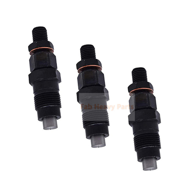 3Piece Fuel Injector 25-15191-00 Fits for Kubota D1105 Carrier CT3.69 Engine Supra Oasis Maxima