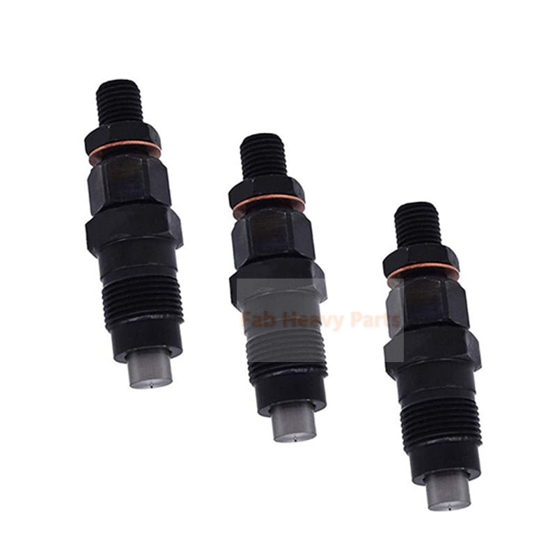 3Piece Fuel Injector 4177276 Fits for Kubota Engine D1105 D1105 - E4B Jacobsen Fairway Mower SLF1880 LF510 Cushman Truckster Haulster Sprayte - Fab Heavy Parts