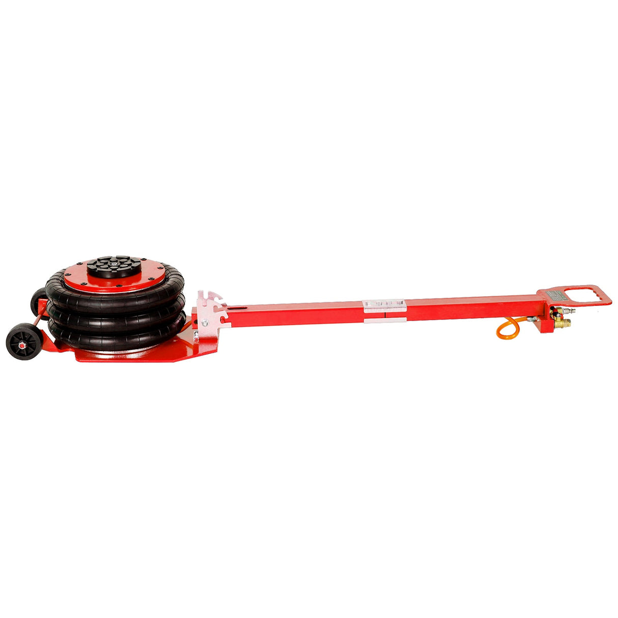 3T Triple Bag Air Jack Pneumatic Jack 3 bag Lifting 16in Capacity 6600lbs - Red - Fab Heavy Parts
