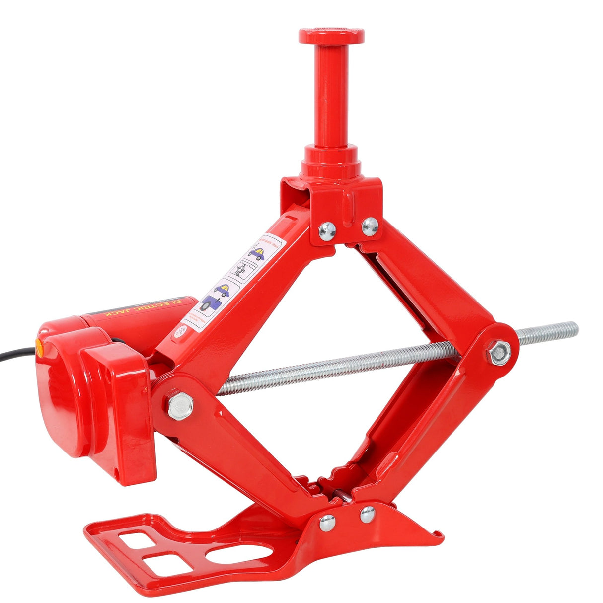 3Ton 12V Electric Car Scissor Jack Kit Heavy Duty Portable Auto Lift Floor Jack Roadside Emergency Tire Changing Tool for Sedans & SUVs - Fab Heavy Parts