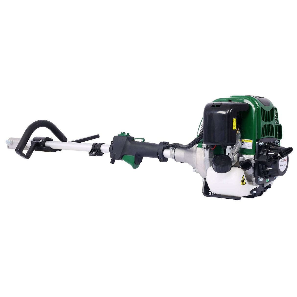 4 in 1 Multi - Functional Trimming 31CC 4 - Cycle Garden Tool System with Gas Pole Saw Hedge Trimmer Grass Trimmer and Brush Cutter EPA Compliant - Fab Heavy Parts
