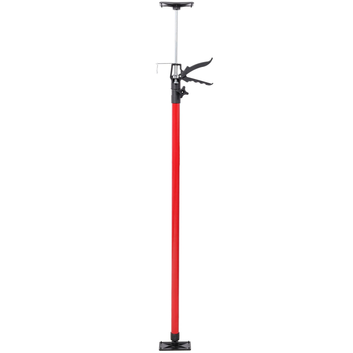 4 Pack Adjustable Support Pole Steel 3rd Hand Support System Extends from 45 to 114 Inch with Carry Bag - Red - Fab Heavy Parts