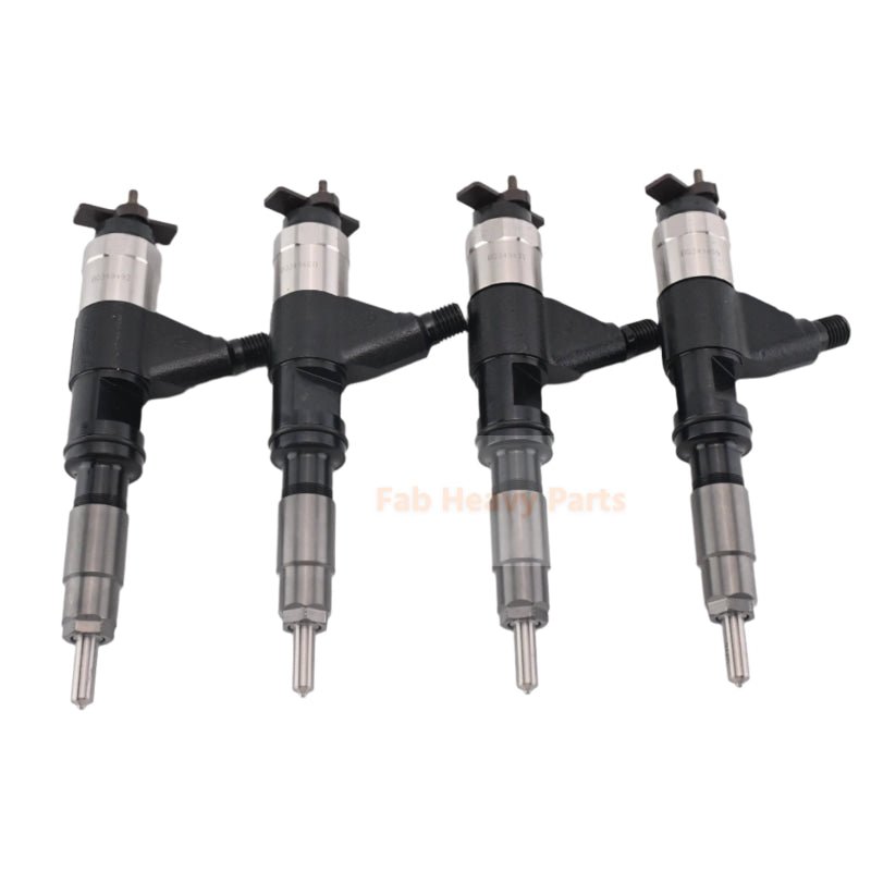 4 PCS Common Rail Injector for Denso 095000 - 6310 Fits for John Deere RE546784 RE531209 RE530362 - Fab Heavy Parts