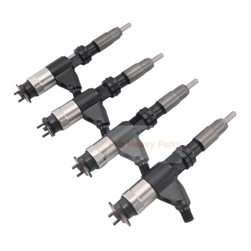 4 PCS Common Rail Injector for Denso 095000 - 6310 Fits for John Deere RE546784 RE531209 RE530362 - Fab Heavy Parts