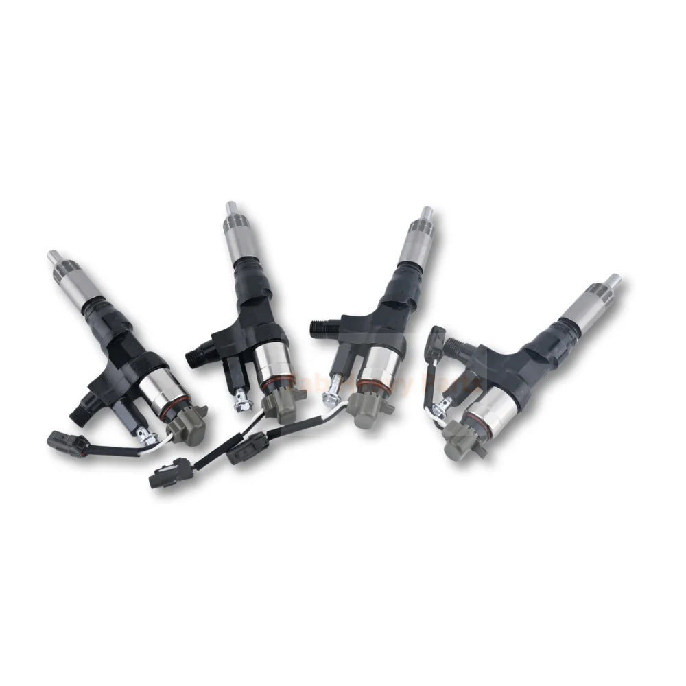 4 PCS Fuel Injector 095000-6594 0950006594 Fits for Kobelco SK300-8 SK330-8 SK350 for Hino J08E 3.8L 4.7L 5.0L 6.5L 7.7L