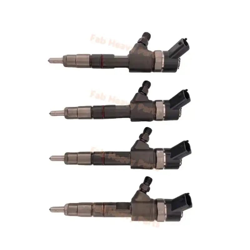 4 PCS Fuel Injector 129A00 - 53100 0445110463 for Yanmar Engine 4TNV88C 3TNV88C - Fab Heavy Parts