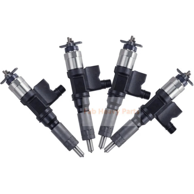 4 PCS Inyector de combustible 2901233100 FITS para 2004-2007 ISUZU 7.8L 6HK1 (LG4) Motor