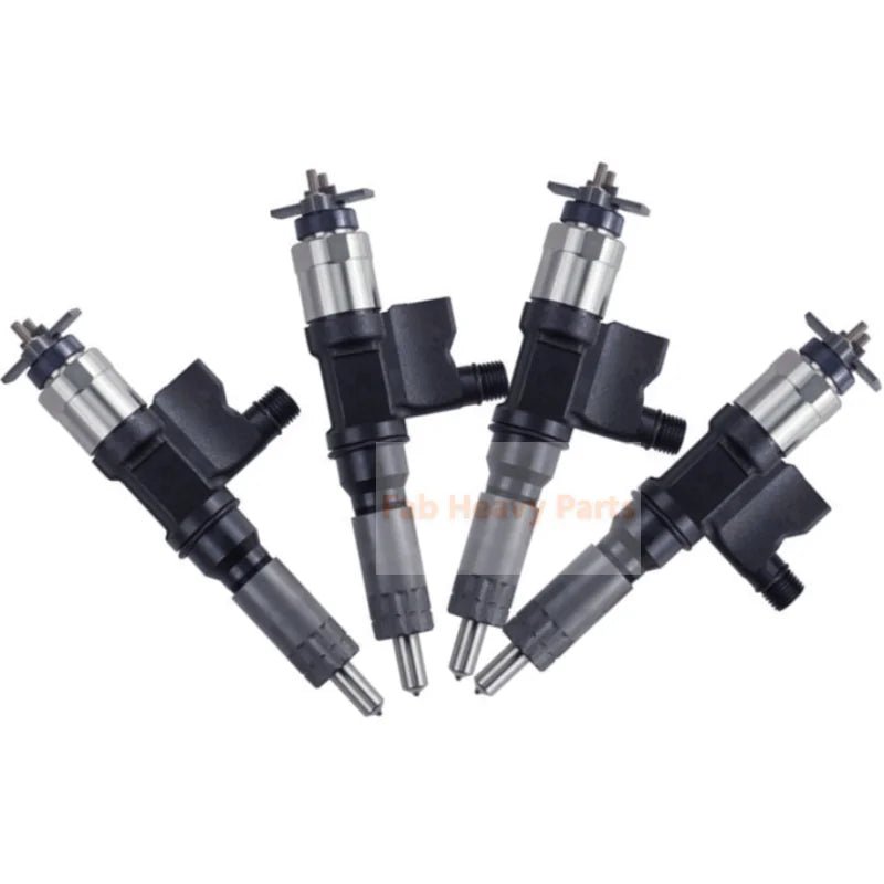 4 Pcs Fuel Injector 2901233100 Fits for 2004 - 2007 Isuzu 7.8L 6HK1 (LG4) Engine - Fab Heavy Parts