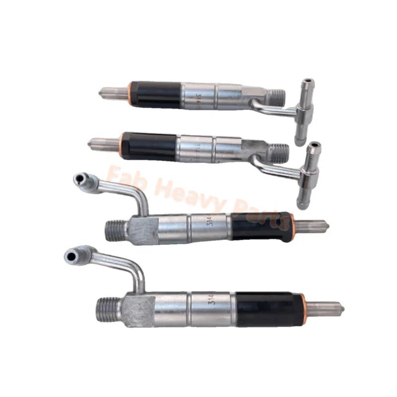 4 PCS Fuel Injector 314 - 9985 3149985 Fits for Caterpillar CAT Engine C3.4 3044C Loader 908H 289C 279C 287C 277C 262C 256C - Fab Heavy Parts