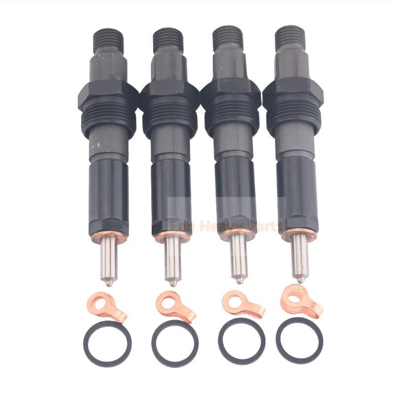 4 PCS Fuel Injector 3930573 3806248 Fits for Cummins Engine 4B3.9 4BT 4T - 390 4BTA3.9L - Fab Heavy Parts