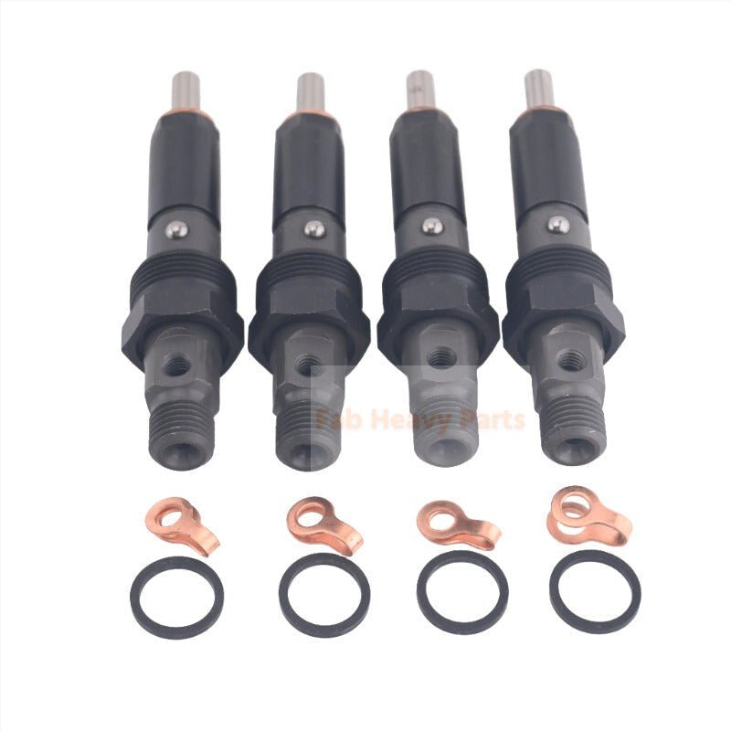 4 PCS Fuel Injector 3930573 3806248 Fits for Cummins Engine 4B3.9 4BT 4T - 390 4BTA3.9L - Fab Heavy Parts