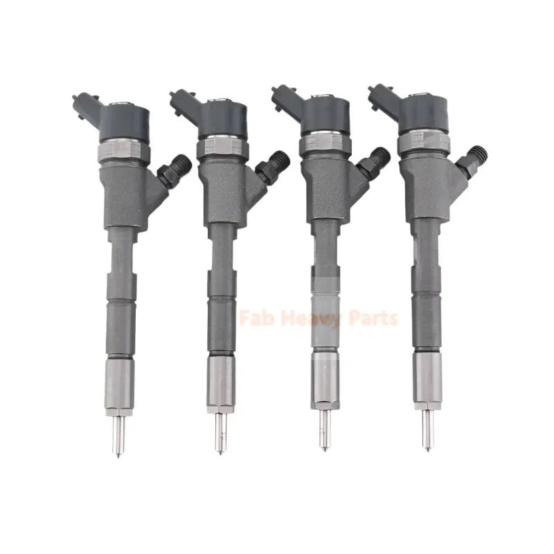 4 PCS Fuel Injector 4941109 Fits For Cummins QSB3.3 B3.3 Engine - Fab Heavy Parts