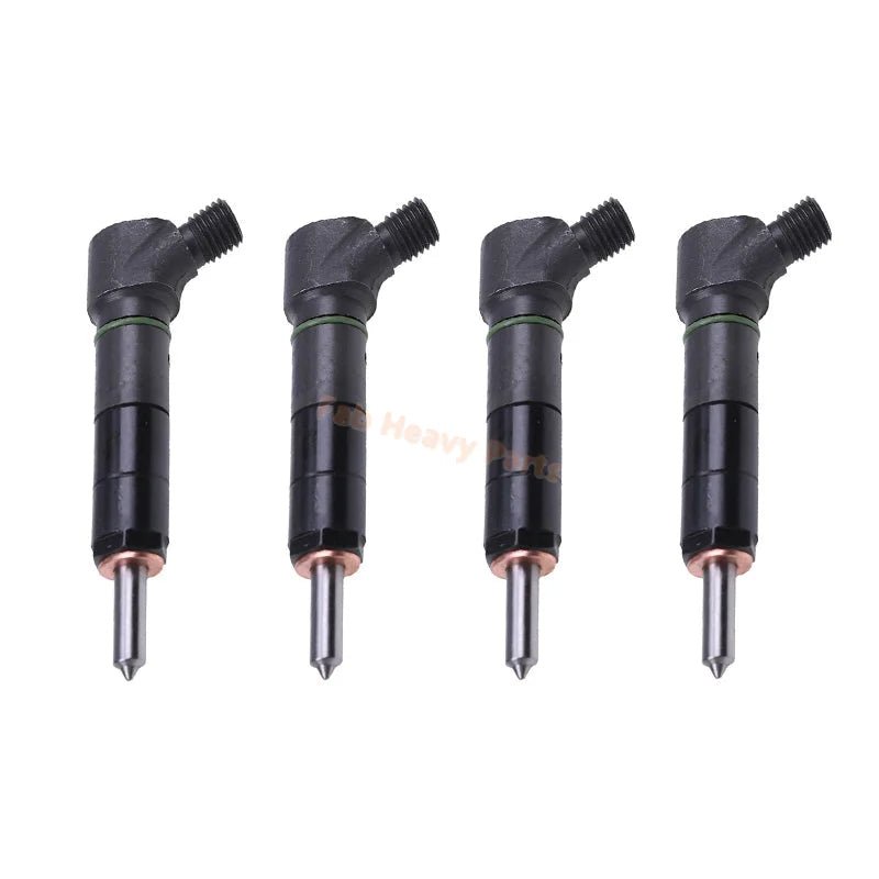4 PCS Fuel Injector RE528525 Fits for John Deere Engine 4024 5030 Loader 323D 328D 329D 332D 333D - Fab Heavy Parts