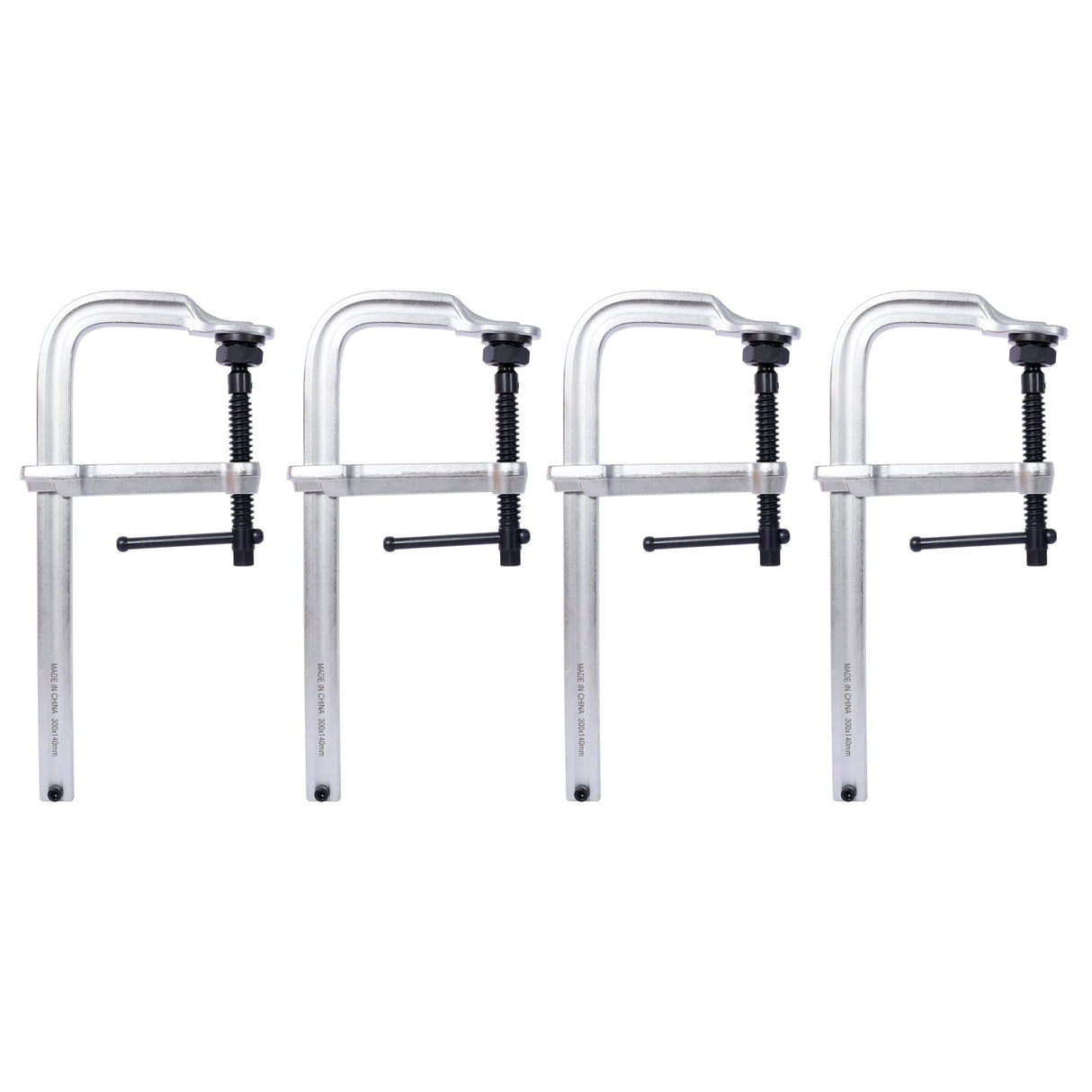 4 Pcs Pack Heavy - Duty F - Clamp Removable Swivel Pad Deep Throat 5 - 1/2" Bar 12"x5 1/2" - Fab Heavy Parts