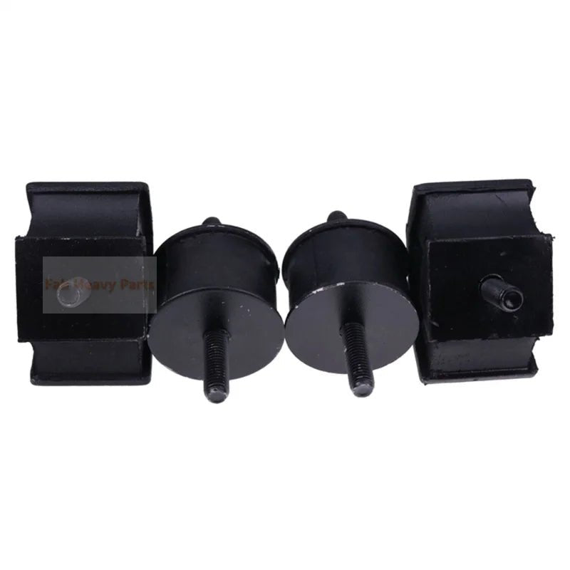 4 Piece Engine Mounting Rubber Cushion 20R - 01 - 29111 20T - 01 - 35162 Fits For Komatsu PC40 - 5 - Fab Heavy Parts