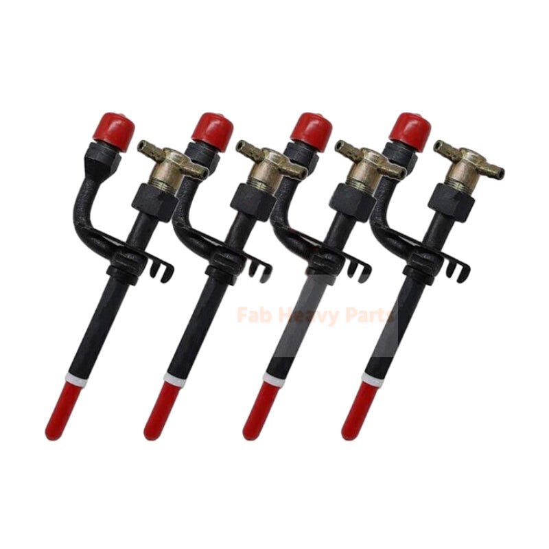 4 Piece Fuel Injection 17111 - 53000 Fits for Kubota L4350DT L5450DT R510 R510B Case IH 1838 560 - Fab Heavy Parts