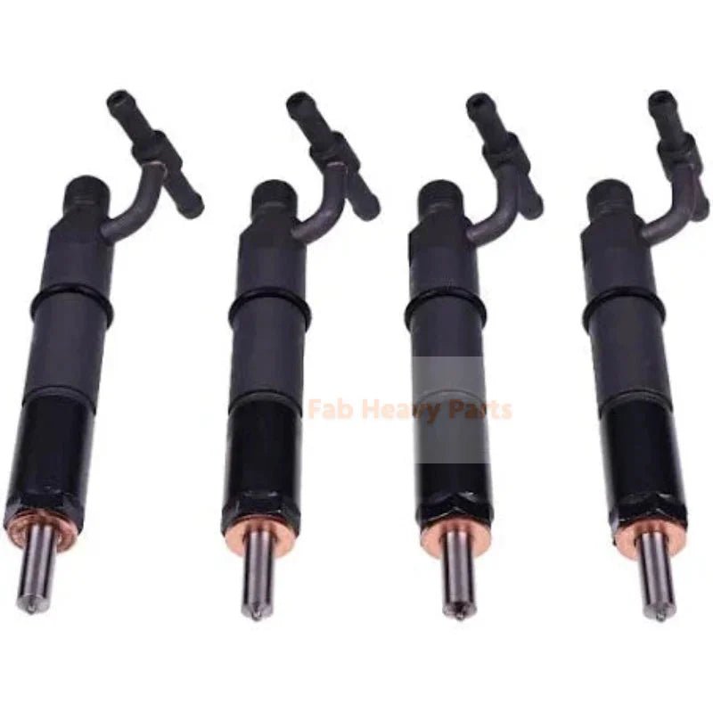 4 Piece Fuel Injector 6204 - 11 - 3101 Fits for Komatsu Engine 4D95LE - 2D 4D95LE - 2A 4D95LE - 2B Excavator PC60 - 7 - Fab Heavy Parts