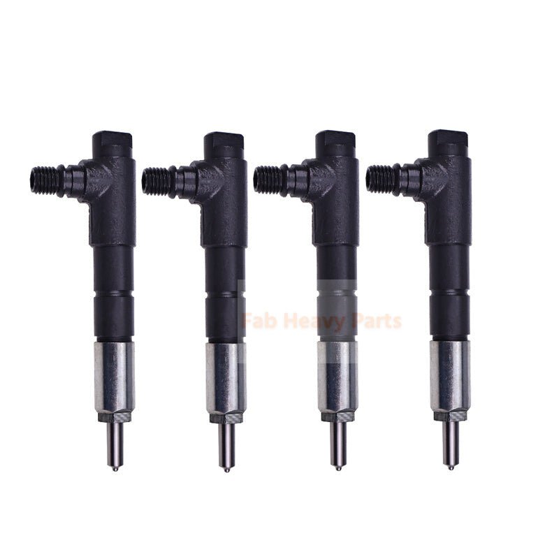 4 Piece Fuel Injector 6680776 6685854 Fits for Kubota Engine V3300 Aftermarket Replacement For Bobcat Loader AL440 A300 S220 S250 T250 T300 - Fab Heavy Parts