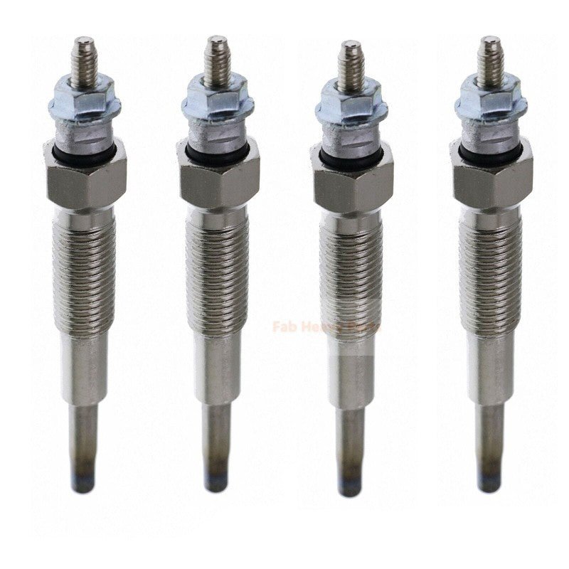 4 Piece Glow Plug 172 - 4585 1724585 Fits for Caterpillar CAT C1.1 C1.5 C2.2 3003 3013 - Fab Heavy Parts