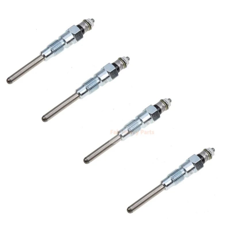4 Piece Glow Plug Fits Kubota Engine V3300 V3600 V3800, 80MM, 16415 - 65512 - Fab Heavy Parts