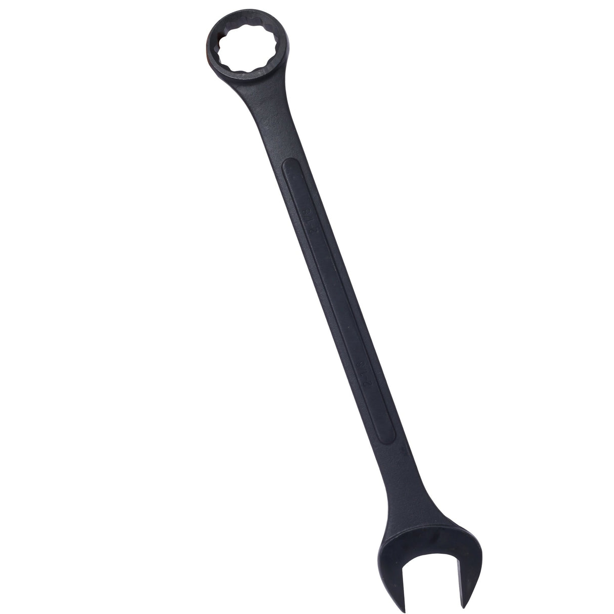 4 Piece Jumbo Combination Wrench Set SAE with Storage Bag Black Oxide 2 - 1/8 2 - 1/4 2 - 3/8 2 - 1/2 - inch - Fab Heavy Parts