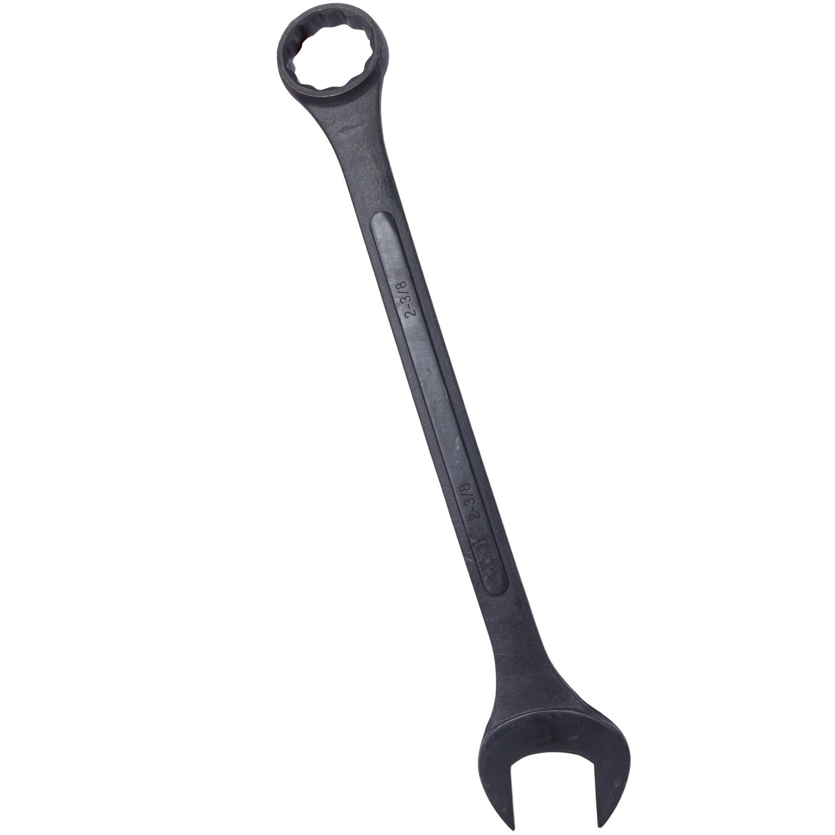 4 Piece Jumbo Combination Wrench Set SAE with Storage Bag Black Oxide 2 - 1/8 2 - 1/4 2 - 3/8 2 - 1/2 - inch - Fab Heavy Parts