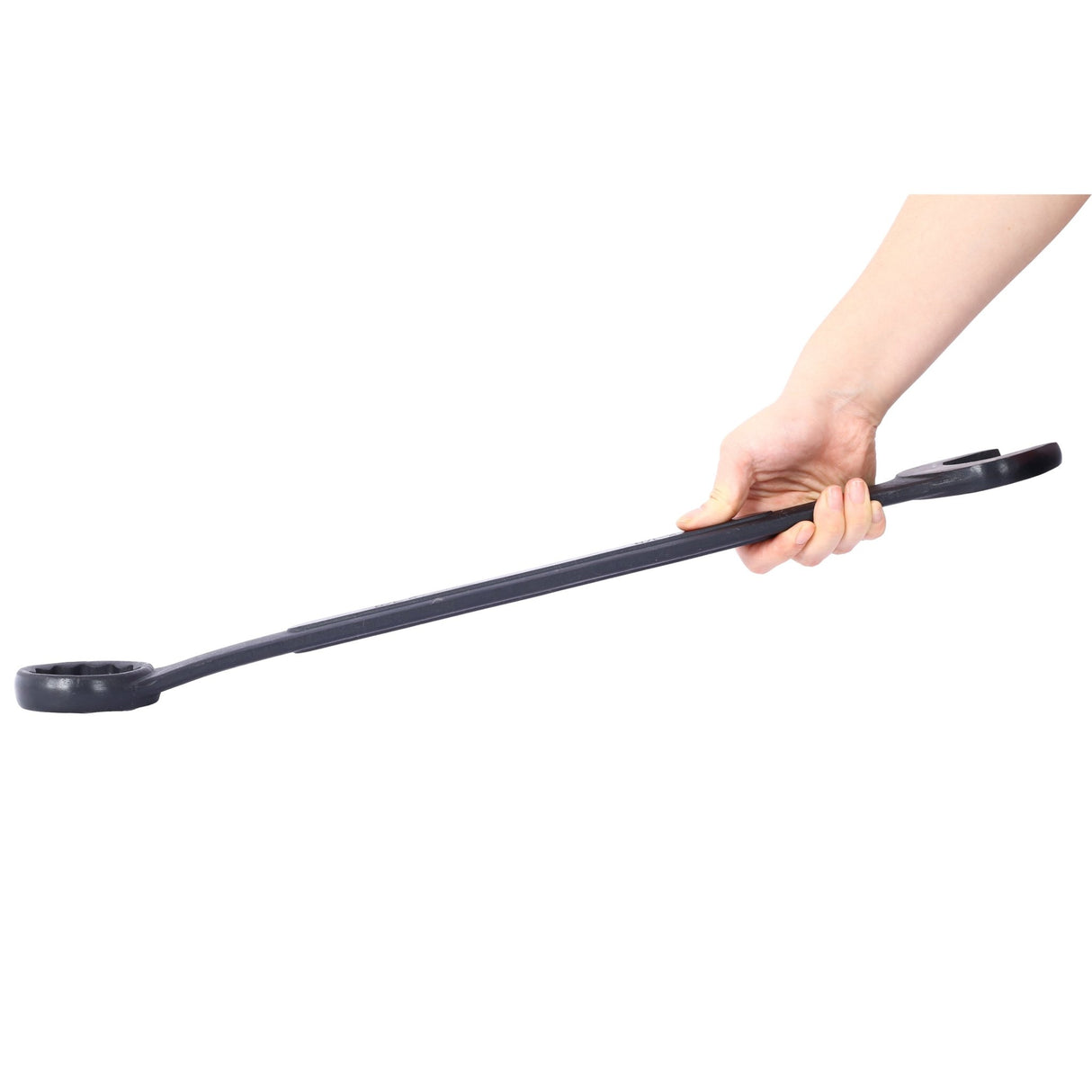 4 Piece Jumbo Combination Wrench Set SAE with Storage Bag Black Oxide 2 - 1/8 2 - 1/4 2 - 3/8 2 - 1/2 - inch - Fab Heavy Parts