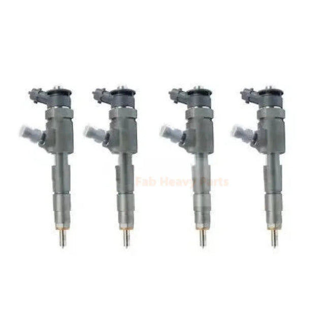 4 Pieces Common Rail Fuel Injector 0445110075 0445110066 for Cummins Engine ISF2.8 QSF Ford F350 Citroen Peugeot - Fab Heavy Parts